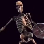 Skeleton Shield Banging